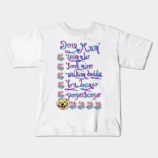 The many roles of a Dog Mum Kids T-Shirt